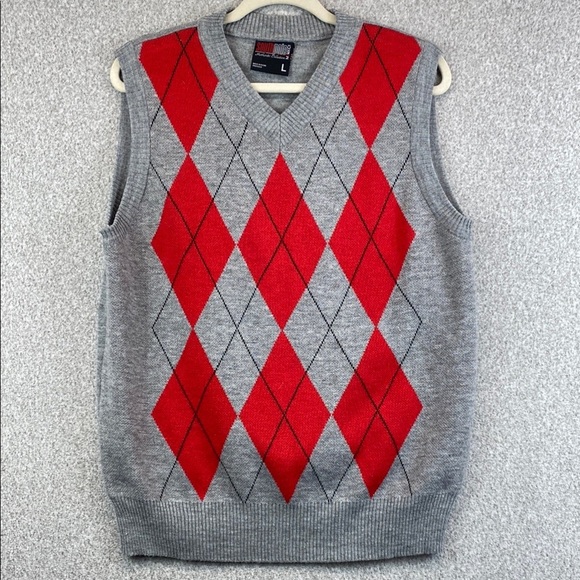 South Pole argyle sweater vest L - Picture 1 of 6